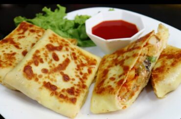 Pizza Fries Crepes | Kids Favorite Snack Recipe Fries Crepes |