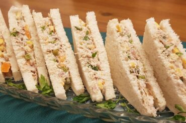 Chicken Vegetables Sandwiches l Chicken Salad Sandwiches l Healthy Cold Sandwich | Chicken Sandwich