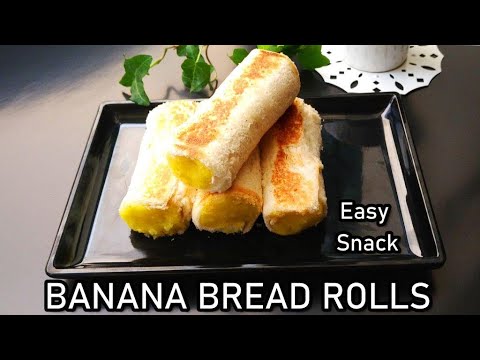 Banana Filled Bread Roll | Healthy Evening Snacks Banana Bread Toast without Egg | Nendrapazham Roll Banana Filled Bread Roll | Healthy Evening Snacks Banana Bread Toast without Egg | Nendrapazham Roll