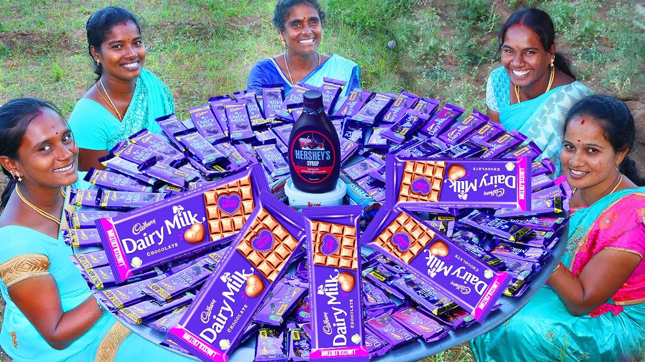 DAIRY MILK SHAKE | Chocolate Milkshake Recipe | Quick & Healthy Homemade Milkshake VILLAGE BABYS DAIRY MILK SHAKE | Chocolate Milkshake Recipe | Quick & Healthy Homemade Milkshake VILLAGE BABYS