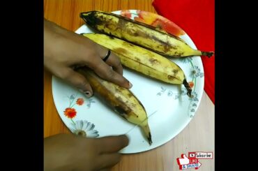 Steamed Banana Recipe |#Shorts |#healthyrecipe |#bananarecipe |Healthy Snacks recipe