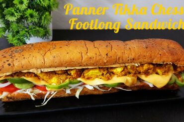 Restaurant Style Paneer Tikka Cheese Sandwich Recipe | Paneer Tikka Cheese Sandwich Recipe at Home