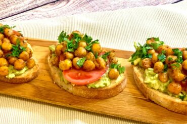 Chickpea Avocado Toast (Healthy & Delicious Breakfast Recipe)
