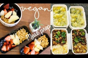 VEGAN MEAL PREP | Healthy & Easy