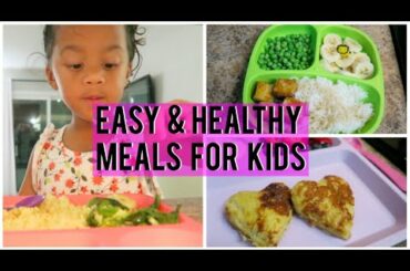 WHAT MY 5 YEAR OLD EATS! KINDERGARTENER MEAL IDEAS//HEALTHY MEAL IDEAS FOR KIDS!