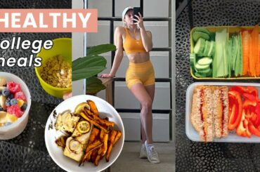 EASY + HEALTHY COLLEGE SNACKS AND MEALS (vegan)