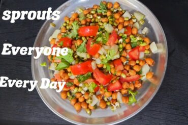 sprouts Recipe|How to make sprouts salad|Protein salad |Healthy sprout salad|Healthy Recipes #shorts