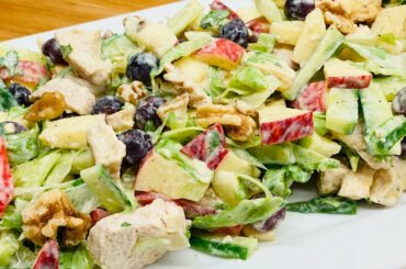 Healthy Chicken Salad Recipe - How To Make Chicken Salad