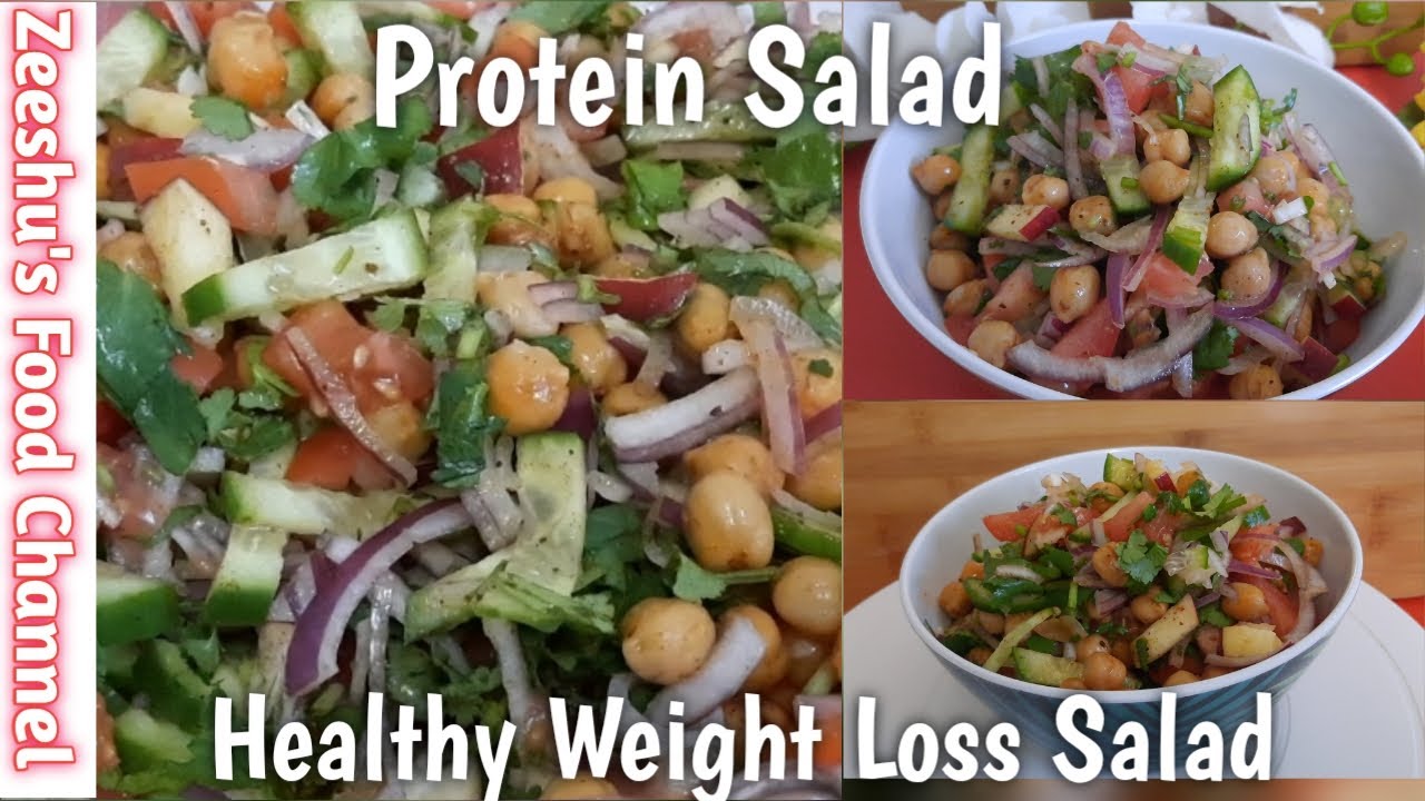 Protein Salad || Weight Loss Recipe || Healthy Salad Recipe by Zeeshu's Food Channel Protein Salad || Weight Loss Recipe || Healthy Salad Recipe by Zeeshu's Food Channel