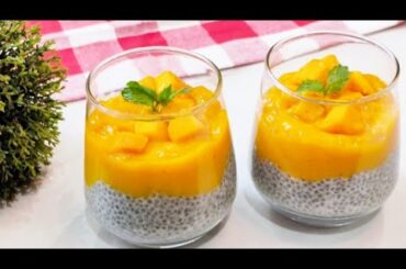 Mango Chia Pudding | Healthy Breakfast Recipe for Weight Loss | Summer Special-Mango Chia Pudding