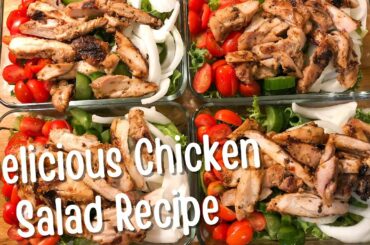 Delicious Grilled Chicken Salad | Chicken Salad Recipe | How to Make Chicken Salad | #healthysalad