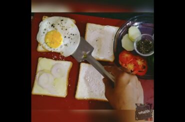 Healthy and tasty breakfast in easy way/ egg sandwich/ Sima haldar