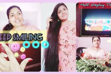 Half Display TV,  Never Before Ever After #vlogintelugu || Healthy Recipes || Chaitus Lifestyle