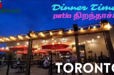 Patio Dinner at Applebee's Toronto l Lockdown Over In Toronto l Food Review l Tamil vlog