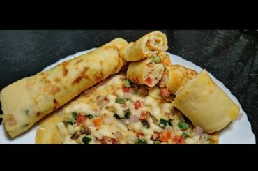 Crepe Roll | Crepe Egg Roll |Healthy Brunch | Best Snacks Recipe | Recipe for Kids | Healthy Dinner