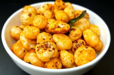 2 minutes instant and healthy snack for babies, kids and toddlers | Roasted makhana recipe