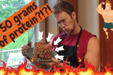 Protein Waffles Recipe and Follow Along: High Protein Low Calorie Waffles