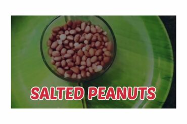 salted peanuts recipe | in 10 min | instant snack recipe |