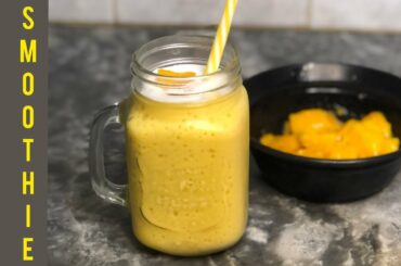 1-minute Mango Smoothie || Summer Special Mango Recipe || Quick & Healthy Smoothie || Aleeza Arshad