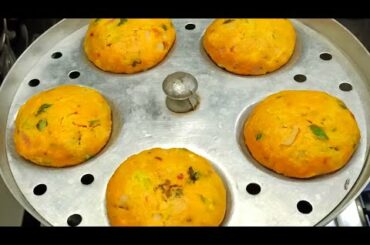 New Breakfast Recipe | less Oil Snacks Recipes | Healthy Breakfast Ideas | Wheat Flour Snacks/Dhokla