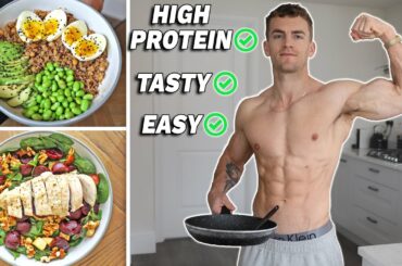 4 Simple High Protein Lunch Ideas **for building muscle**