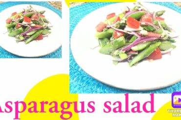 Asparagus summer salad recipe Healthy colorful saladby Ayni a