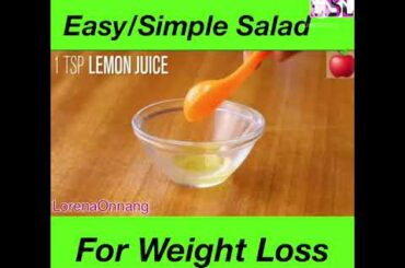 Cucumber and avocado salad/ salad recipe for weight loss (easy) #shorts
