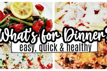 QUICK, EASY & HEALTHY DINNER IDEAS + LEFTOVERS | BUDGET-FRIENDLY MEAL IDEAS | WHAT'S FOR DINNER