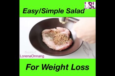 Chicken Avocado Salad Recipe for weight loss #shorts