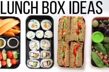 HEALTHY EASY LUNCH BOX IDEAS - EASY RECIPES VEGAN LUNCH (BENTO BOX)