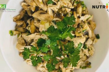 Stir Fry Chicken and Mushrooms | Healthy Recipes by Nutritionist Harpreet Pasricha