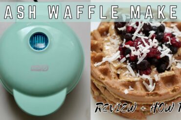 Dash Mini Waffle Maker Review, Healthy Recipes, How To Use + How To Clean