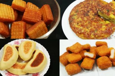 4 Easy & Healthy Homemade Nasta Recipe || Easy & Tasty Snacks Recipe