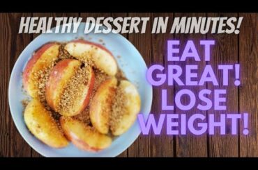 HEALTHY LOW CALORIE APPLE  DESSERT IDEA  - ANABOLIC weight loss dessert recipe