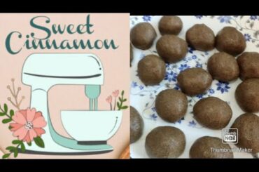 Sattu Maavu Laddu - Healthy Snacks Recipe - Sweet Cinnamon