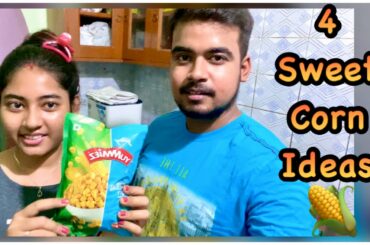 Sweet Corn Recipes | Healthy Snacks Ideas |Cook with Us Ep-1| Bengali Couple Vlog 2 @Sayel's Stories