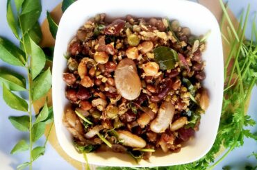 Multi-grains salad /healthy navathanya recipe