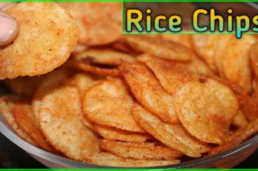 Crispy Rice flour Chips /Easy & Quick/Homemade/Bhanu Healthy Recipes