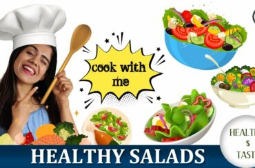 Easy healthy & tasty salad recipes|Lunch ideas|weight loss meals #dietplan#weightloss #jismavimal