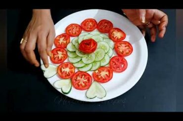 2 Easy And Healthy Salad Cutting Decorations ideas by Neelam ki recipes