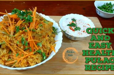 HEALTHY WEIGHT LOSS RECIPE l SOYA  NUGGETS PULAO l QUICK & EASY SOYA CHUNK PULAO RECIPE