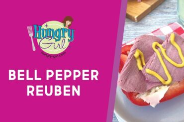 How to Make Hungry Girl’s Bell Pepper Reuben (Speedy Recipe Hack) //#shorts
