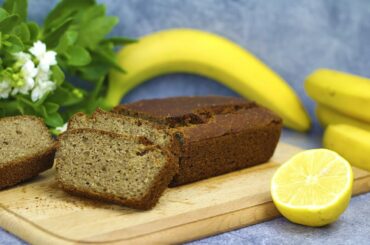 Healthy banana bread recipe! Gluten free! Sugar free!