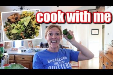 COOK WITH ME EASY FAMILY DINNER | HEALTHY DINNER IDEA | FRUGAL FIT MOM VLOGMAS #10