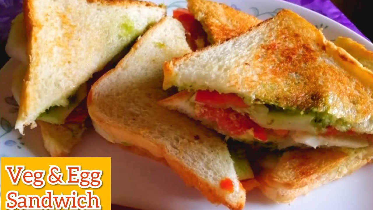 vegetables & Egg Sandwich Recipe | easy and tasty Sandwich recipe | Bread Sandwich Recipe vegetables & Egg Sandwich Recipe | easy and tasty Sandwich recipe | Bread Sandwich Recipe