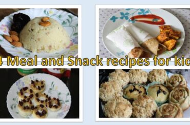 4 Kids Friendly Recipes | Quick and Easy | Home Cooked & Healthy | Meal Ideas for Kids! ellowpearls
