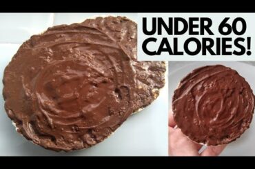 Chocolate coated rice cakes // LOW CALORIE SNACK IDEA *HEALTHIER THAN STORE BOUGHT*