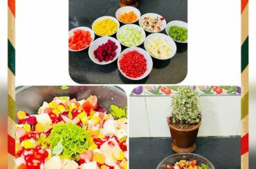 Vitamin rich salad | healthy salad | Quick salad recipe | Tasty and homemade diet| weight loss|diet