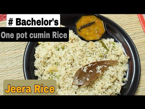 Jeera Rice recipe|Quick & Easy breakfast recipe| Bachelor's recipe| Healthy breakfast|one pot recipe Jeera Rice recipe|Quick & Easy breakfast recipe| Bachelor's recipe| Healthy breakfast|one pot recipe