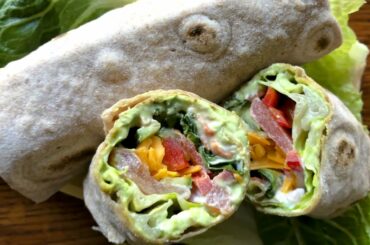 Vegetable Wrap | easy lunch wrap for kids and adult | make your own healthy whole wheat flatbread.